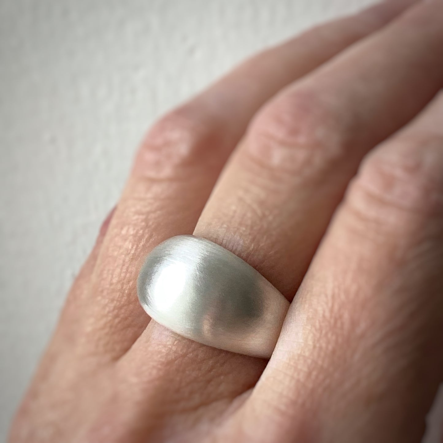Silver Dome ring