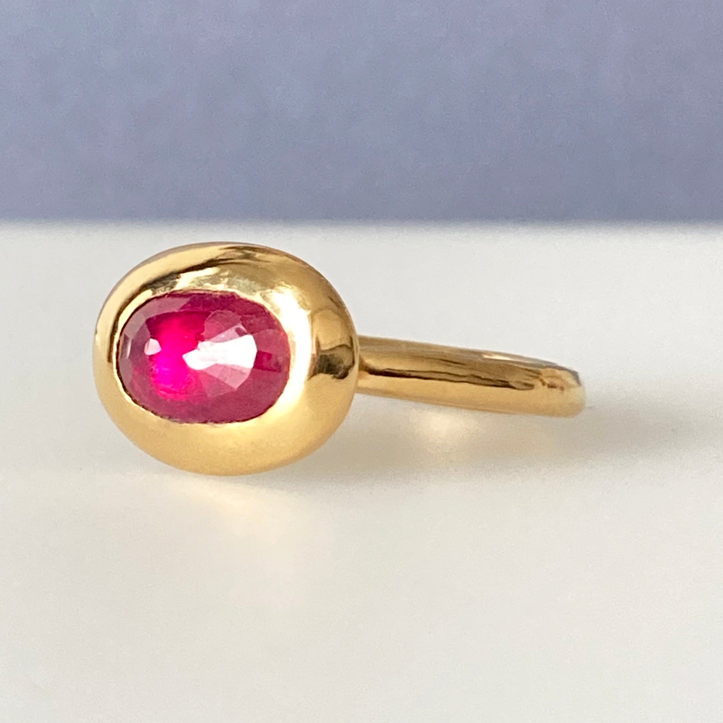 Rhodolite ring