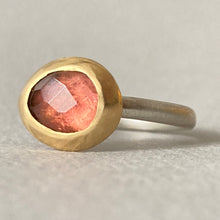 Load image into Gallery viewer, Bague Dune Tourmaline rose
