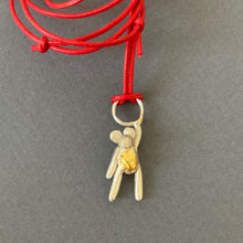 Load image into Gallery viewer, Silver Mouse Pendant
