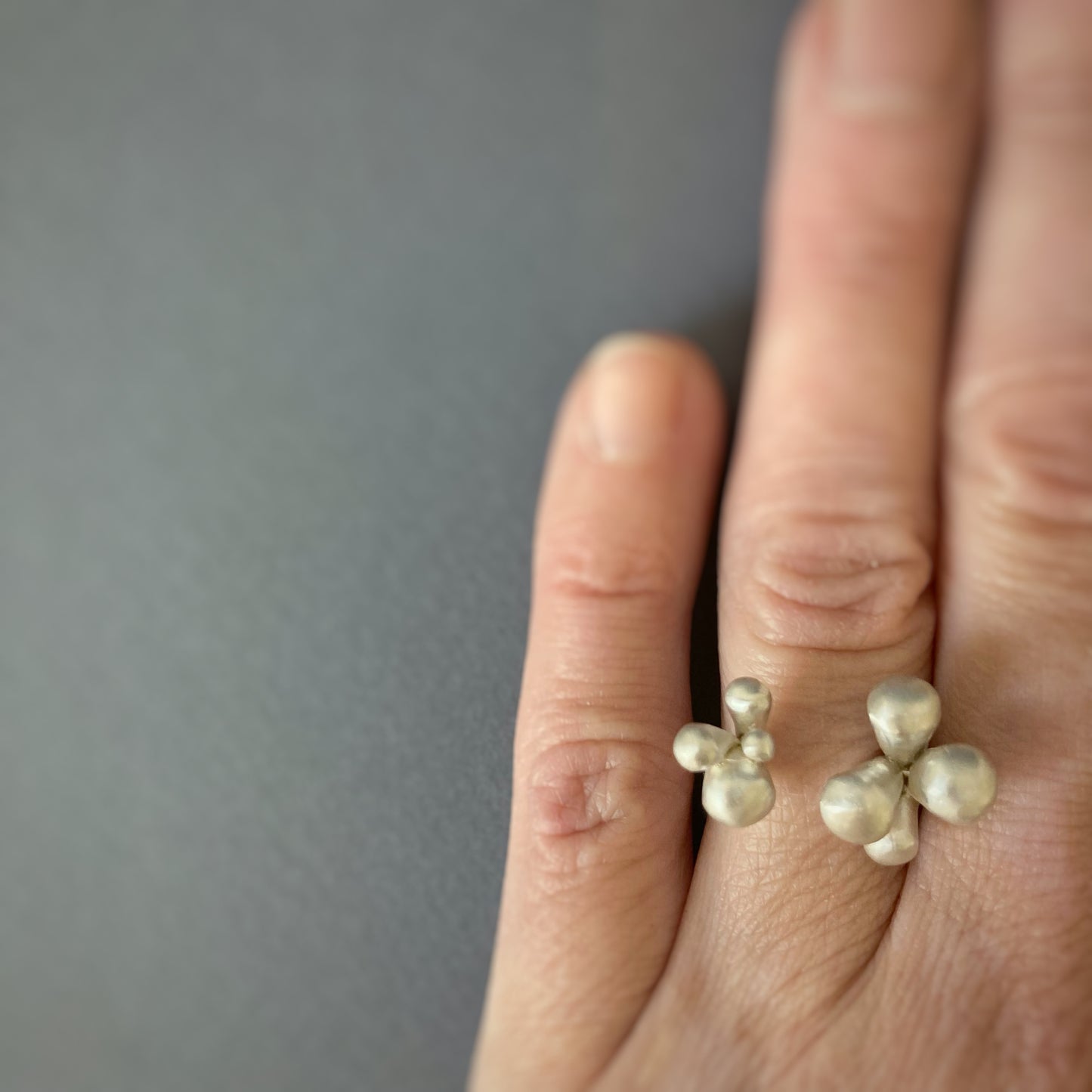 Silver Pistil Ring