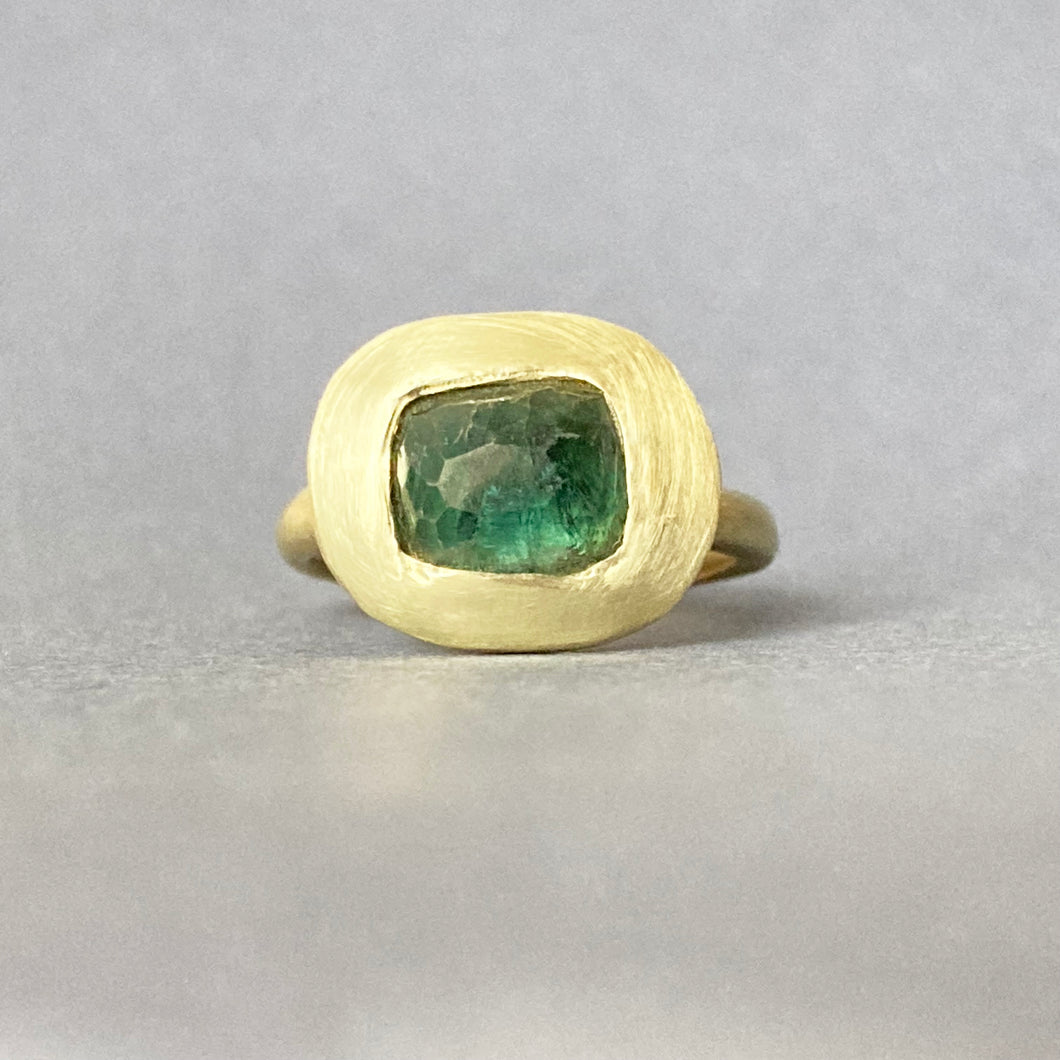 Ocean tourmaline ring