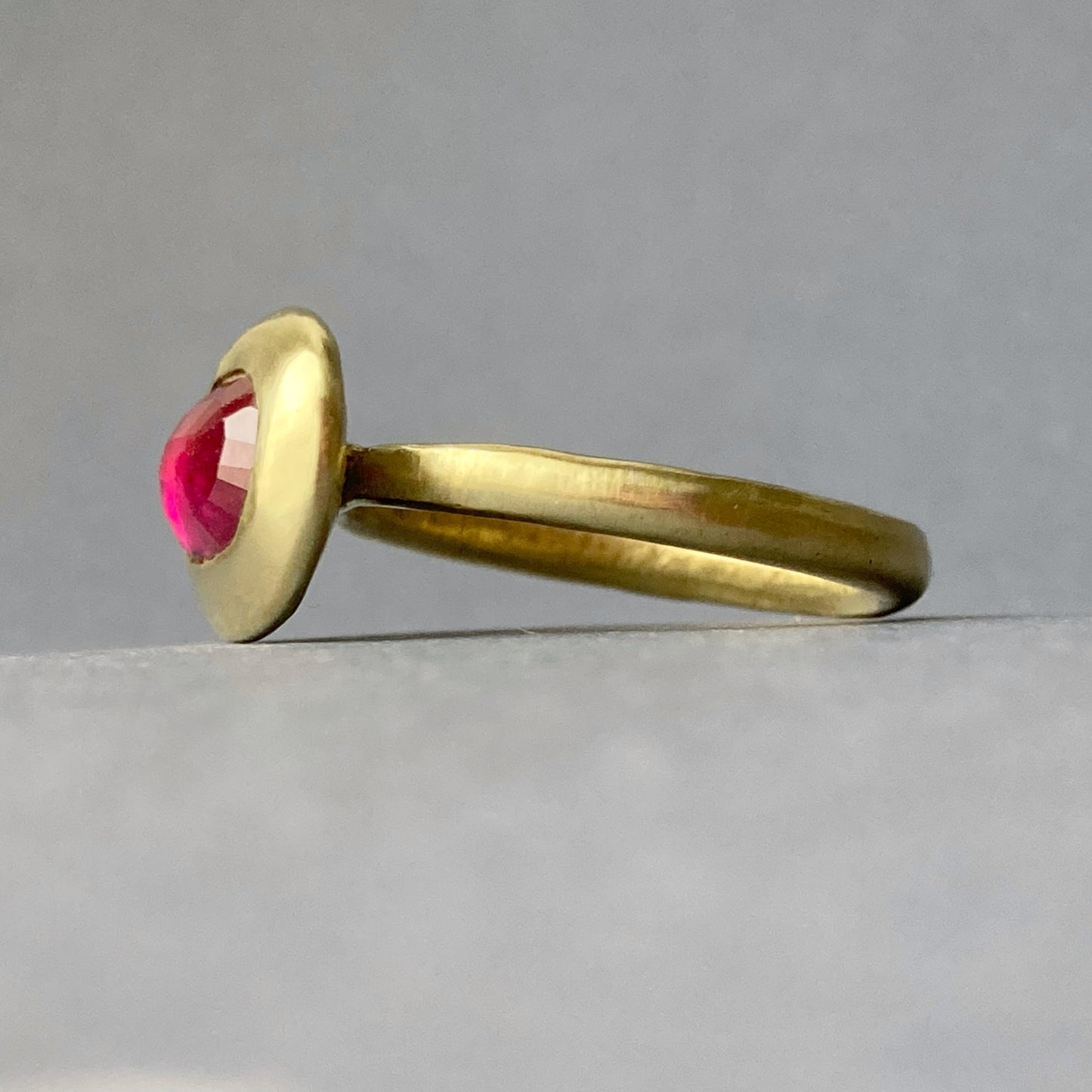 Rhodolite ring