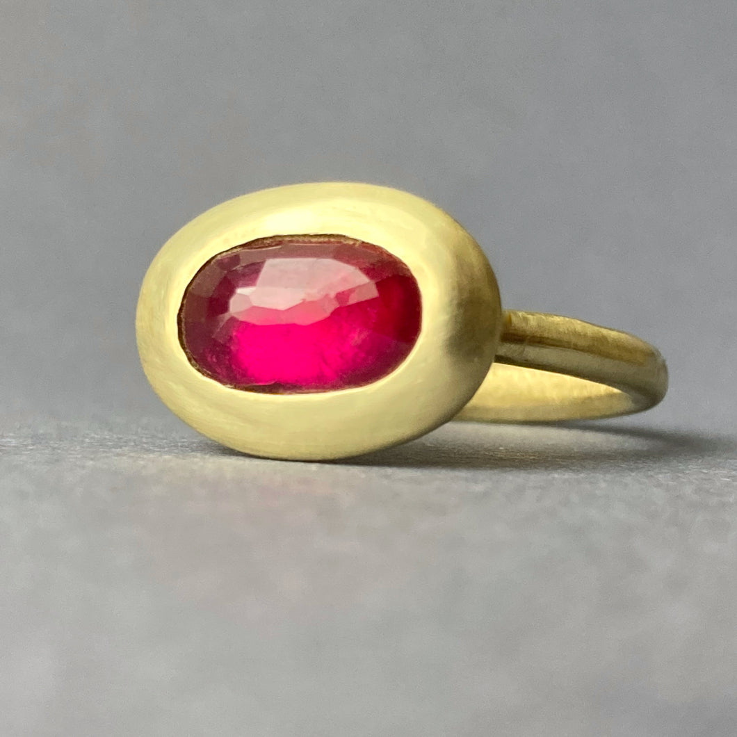 Rhodolite ring