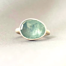 Load image into Gallery viewer, Blue Kyanite Silver Ring
