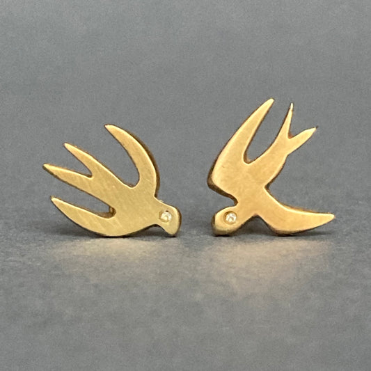 Swirling Birds Earrings